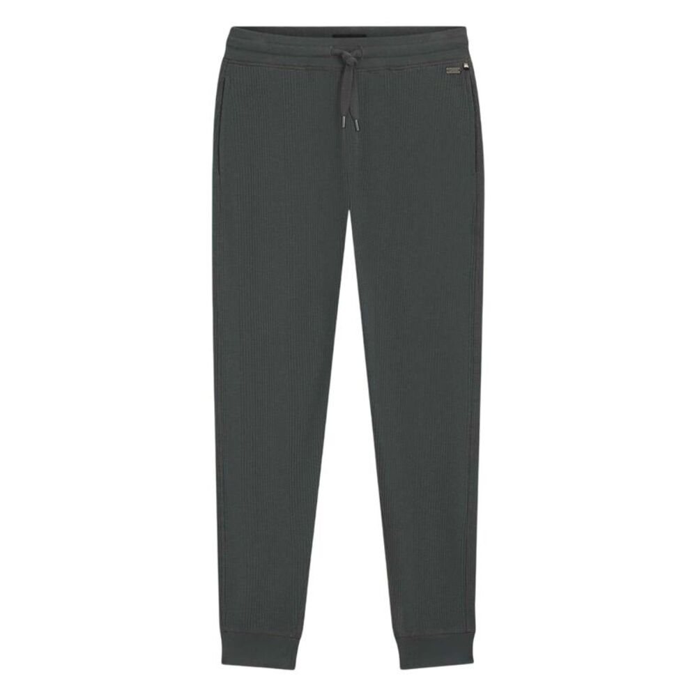 Boss Mens Waffle Plain Sweatpants / Green